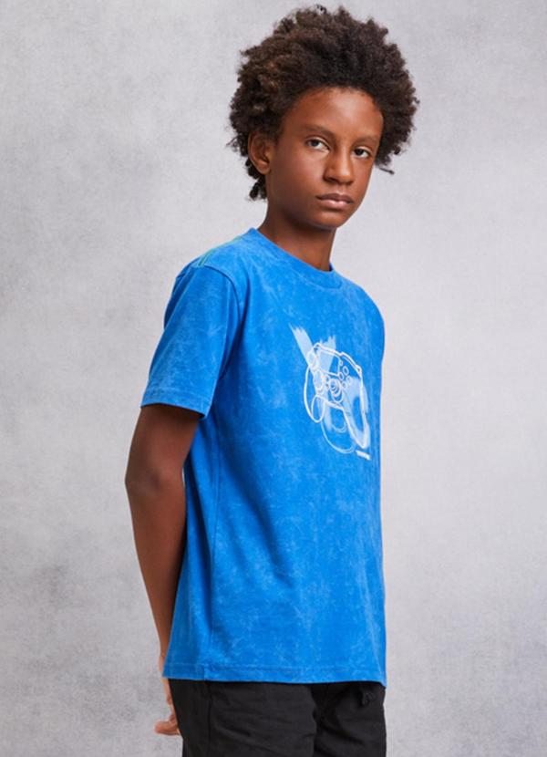 Youccie - Camiseta Azul Gamer Azul