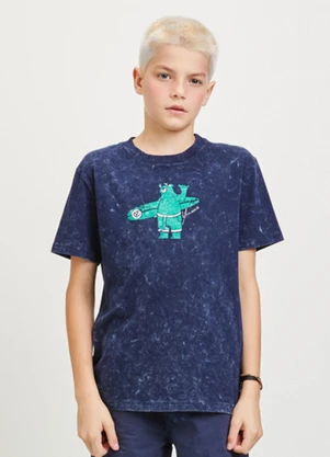 Youccie - Camiseta Azul Marinho Surf Azul - YOUCCIE