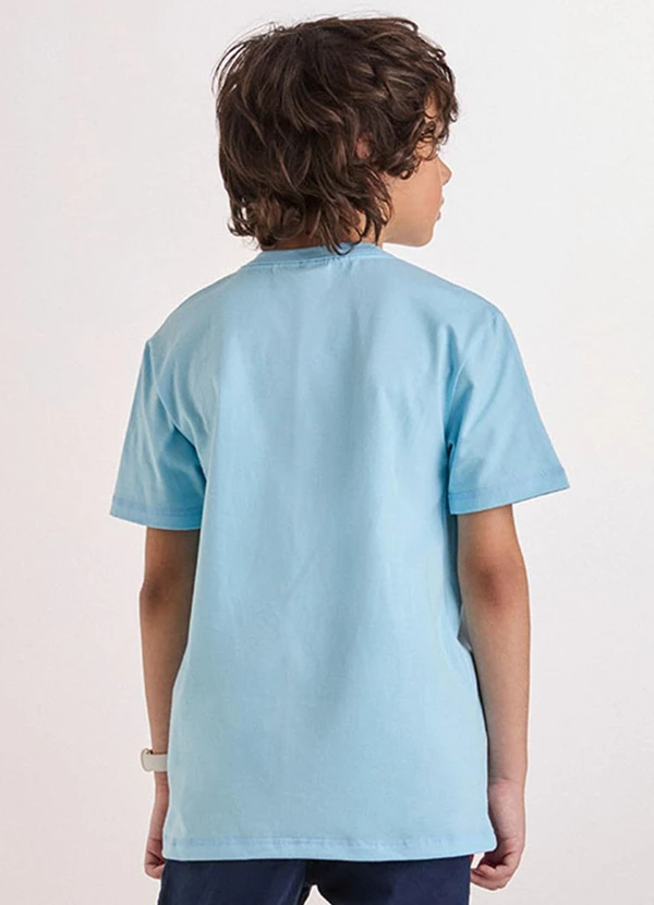 Youccie - Camiseta Azul Only Good Vibes Azul 2