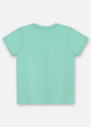 Up Baby - Camiseta Básica Algodão Infantil Verde - UP BABY