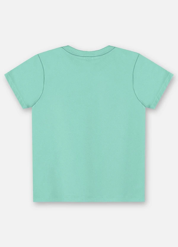 Up Baby - Camiseta Básica Algodão Infantil Verde 2