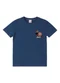 Malwee Kids - Camiseta Básica Capitão América Azul Escuro - variação: Azul Escuro