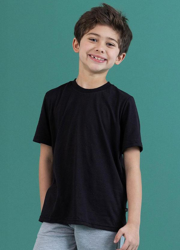 Soft Bonni - Camiseta Básica Infantil Preto
