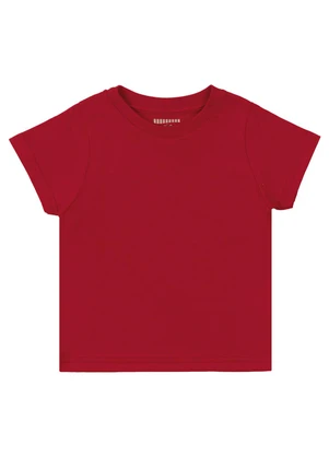 Soft Bonni - Camiseta Basica Manga Curta  Vermelho - SOFT BONNI