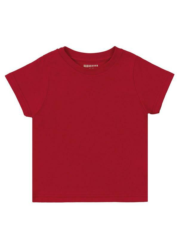 Soft Bonni - Camiseta Basica Manga Curta Vermelho