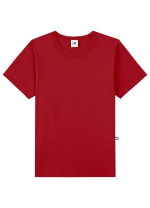 Marlan - Camiseta Básica Meia Malha Vermelho - MARLAN
