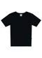 Brandili - Camiseta Básica Menino em Malha Preto - variação: Preto