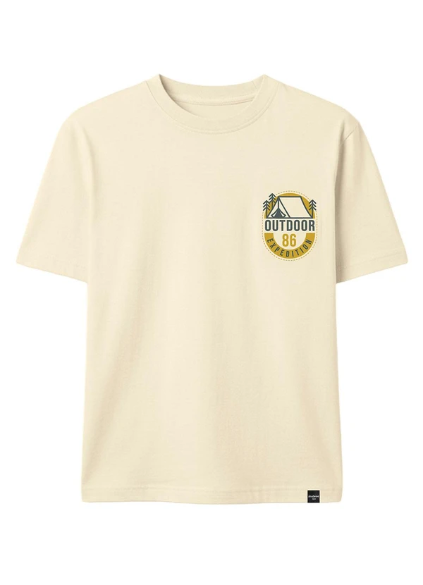Malwee Kids - Camiseta Básica Outdoor Expedition Off White 3