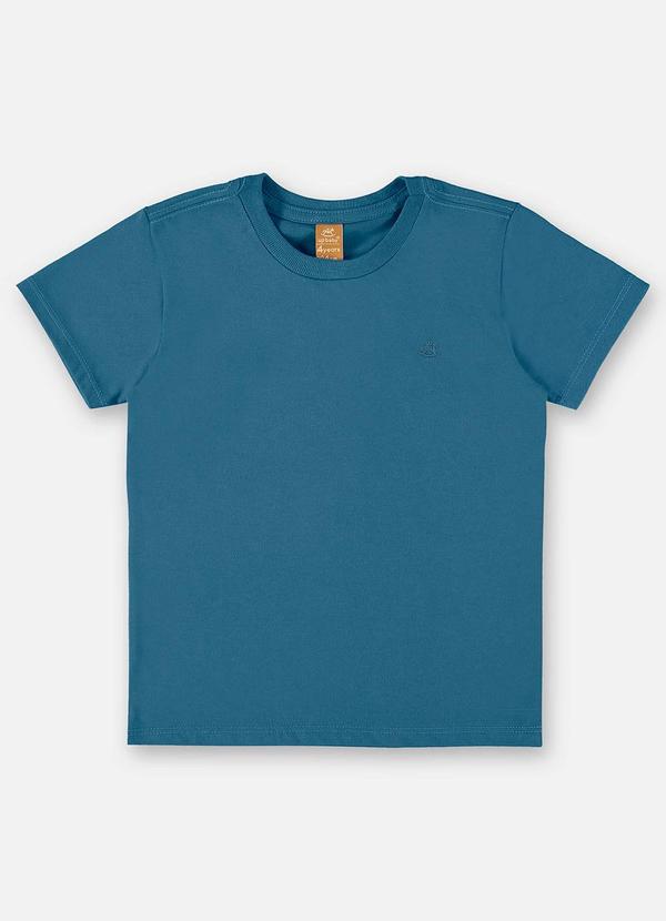 Up Baby - Camiseta Básica para Menino Azul