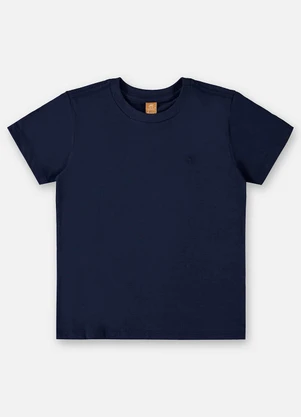 Up Baby - Camiseta Básica para Menino Azul - UP BABY