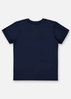 Up Baby - Camiseta Básica para Menino Azul - UP BABY