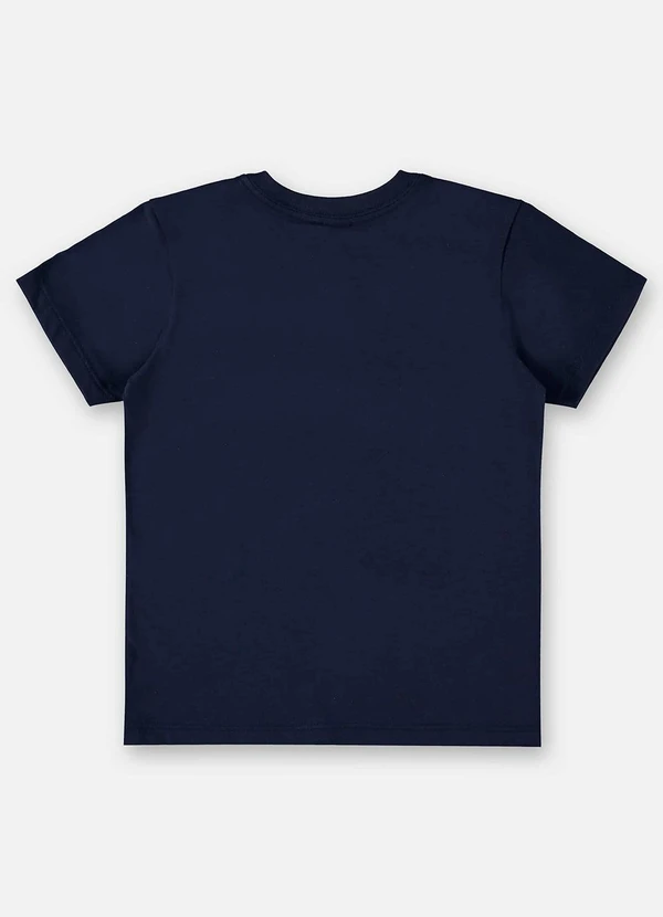 Up Baby - Camiseta Básica para Menino Azul 2
