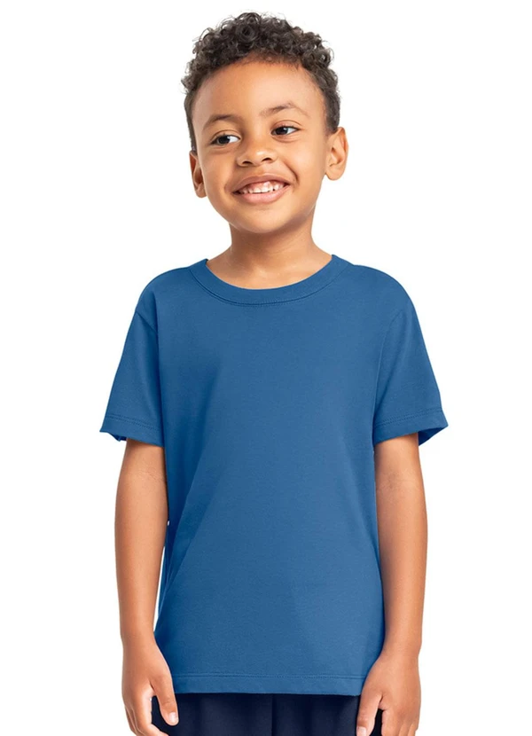 Bee Loop - Camiseta Básica para Menino Bee Loop Azul