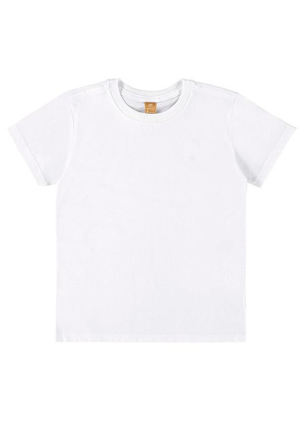 Up Baby - Camiseta Básica para Menino Branco