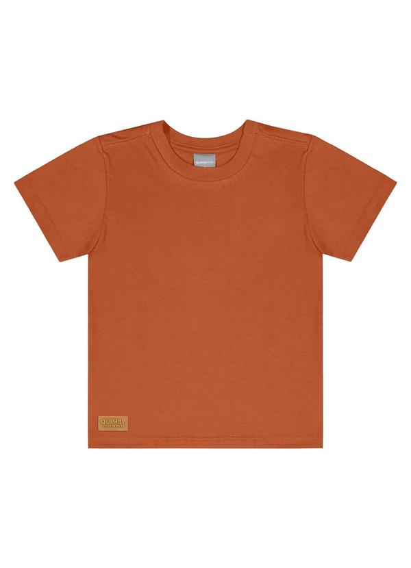 Quimby - Camiseta Básica para Menino Laranja