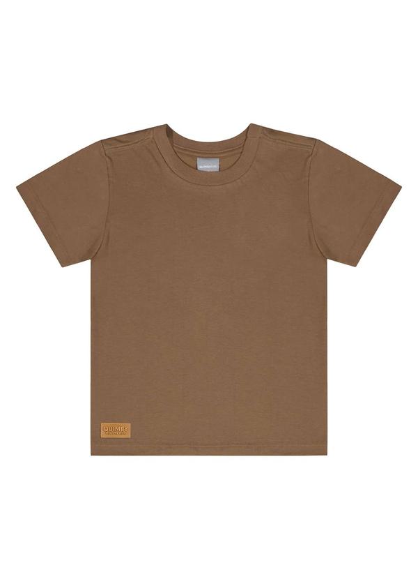 Quimby - Camiseta Básica para Menino Marrom