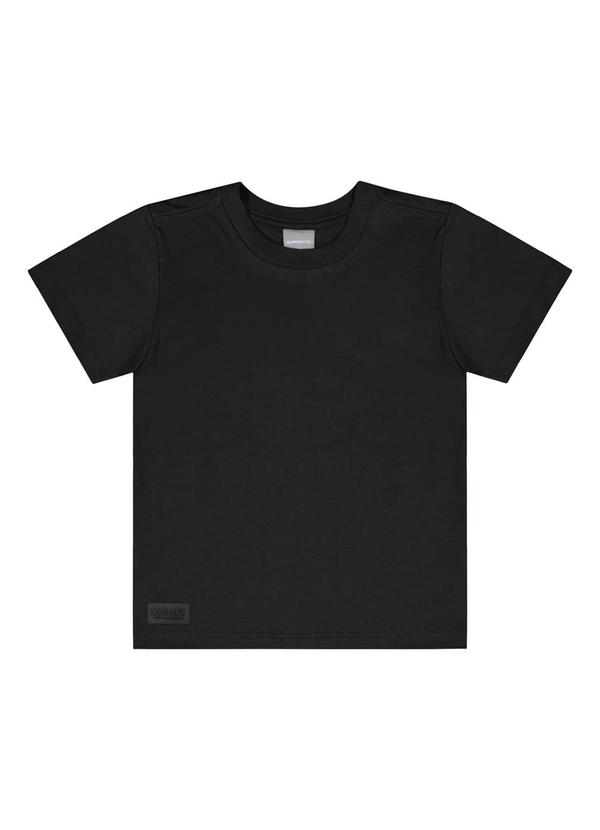 Quimby - Camiseta Básica para Menino Preto