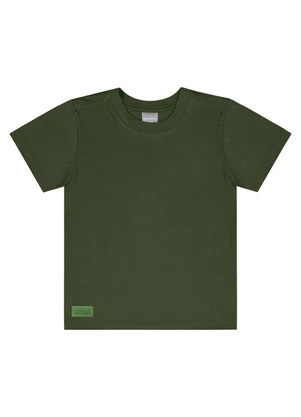 Quimby - Camiseta Básica para Menino Verde - QUIMBY