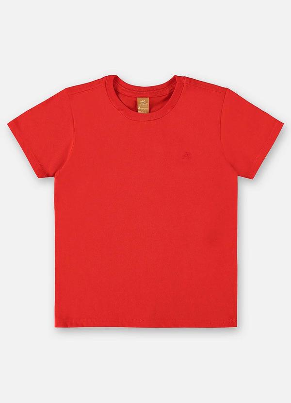 Up Baby - Camiseta Básica para Menino Vermelho