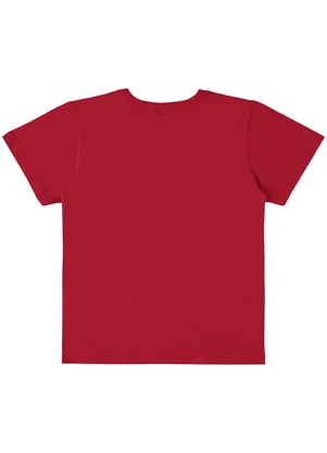 Bee Loop - Camiseta Básica para Menino Vermelho - BEE LOOP