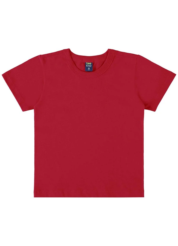 Bee Loop - Camiseta Básica para Menino Vermelho