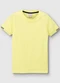 Carinhoso - Camiseta Básica Rajada Menino Verde Musgo - variação: Amarelo