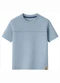 Carinhoso - Camiseta Básica Texturizada Bordô - variação: Azul Claro