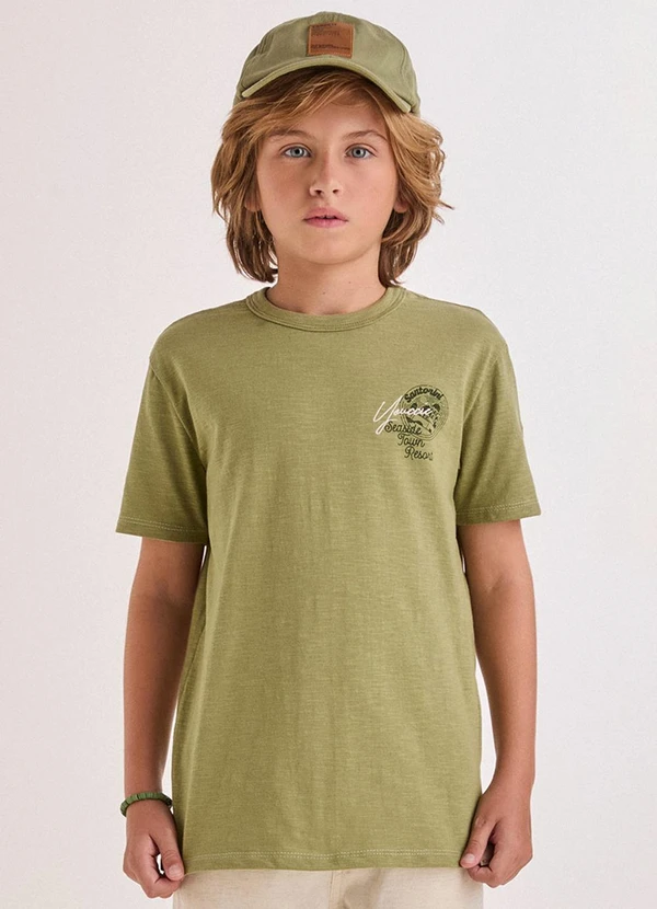 Youccie - Camiseta Básica Verde Verde