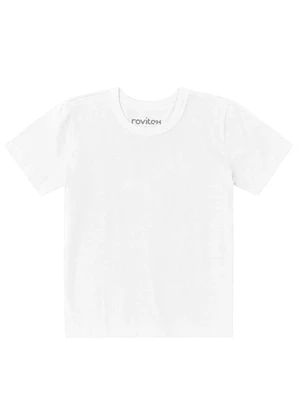 Rovi Kids - Camiseta Básico Menino Branco - ROVI KIDS