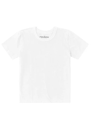Rovi Kids - Camiseta Básico Menino Branco - ROVI KIDS