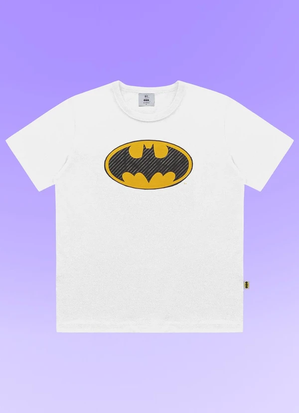 Fakini Kids - Camiseta Batman Branco