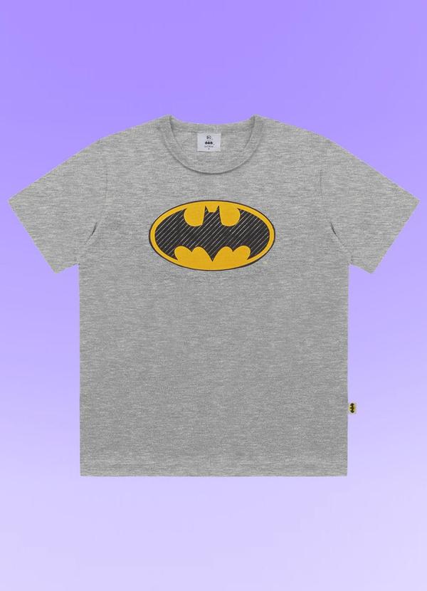 Fakini Kids - Camiseta Batman Cinza