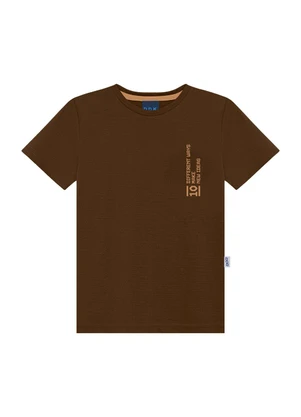 Ddk - Camiseta Bebê Estampa 10 Different Ways  Marrom - DDK