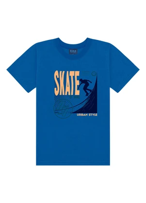 Ddk - Camiseta Bebê Estampa Skate Of Mind  Azul - DDK