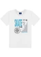 Ddk - Camiseta Bebê California Los Angeles  Azul - variação: Branco