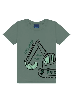 Ddk - Camiseta Bebê Lets Work  Verde - DDK