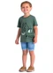 Ddk - Camiseta Bebê California Los Angeles  Azul - variação: Verde