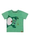 Elian - Camiseta Bebê Menino Caranguejo Elian Vermelho - variação: Verde