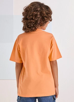 Youccie - Camiseta Bege Stay True Laranja - YOUCCIE