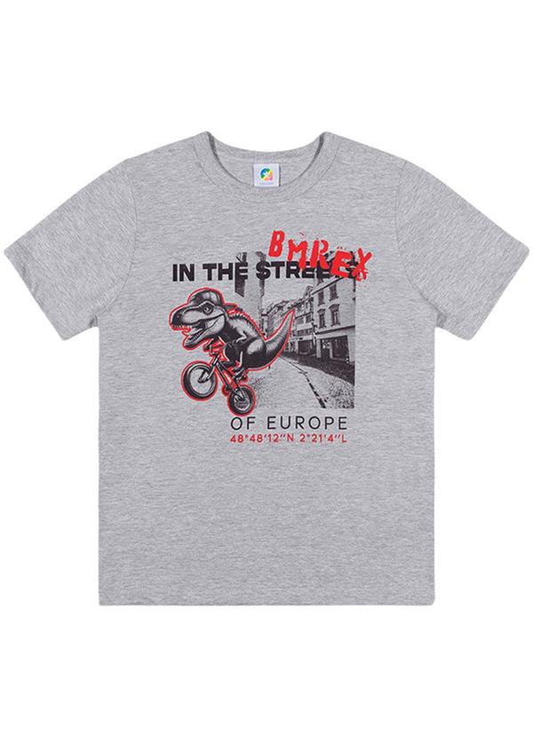 Alenice - Camiseta Bmrex Menino Cinza