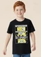 Malwee Kids - Camiseta Bob Esponja Get Spongey® Amarelo - variação: Preto