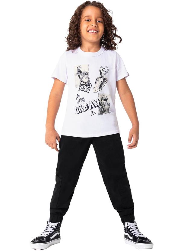 Malwee Kids - Camiseta Branca Tradicional Urban Menino 2