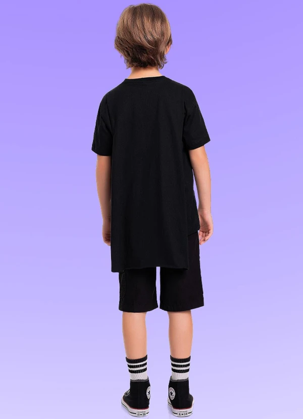 Fakini Kids - Camiseta C/Capa Batman Preto 4