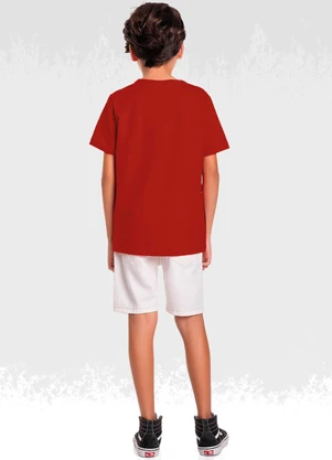 Fakini Kids - Camiseta C/Mascara Avengers Vermelho - FAKINI KIDS