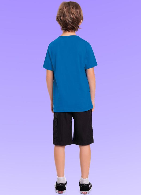 Fakini Kids - Camiseta C/Mascara Batman Azul 4