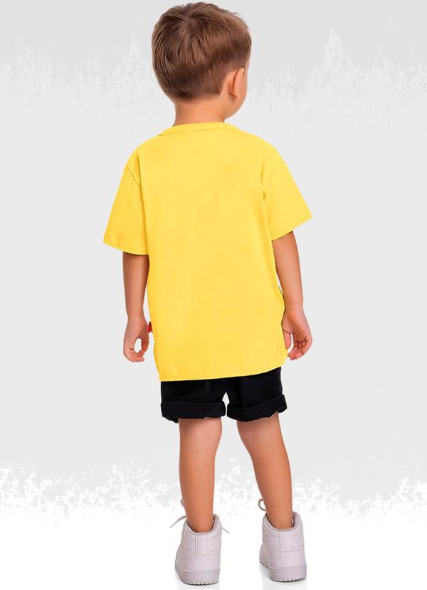 Homem Aranha - Camiseta C/Mascara Spider-Man Amarelo 4