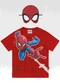 Homem Aranha - Camiseta C/Mascara Spider-Man Vermelho - variação: Vermelho