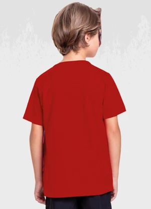 Homem Aranha - Camiseta com Mascara Spider-Man Vermelho - HOMEM ARANHA
