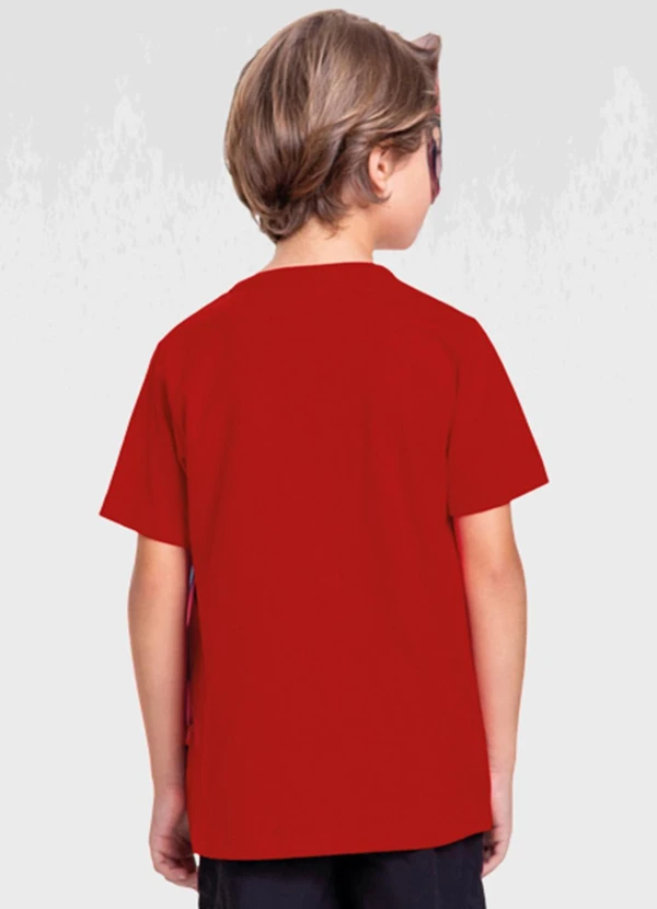 Homem Aranha - Camiseta C/Mascara Spider-Man Vermelho 2