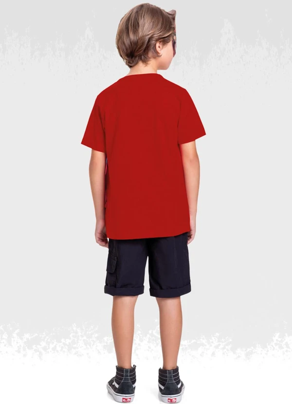 Homem Aranha - Camiseta C/Mascara Spider-Man Vermelho 4